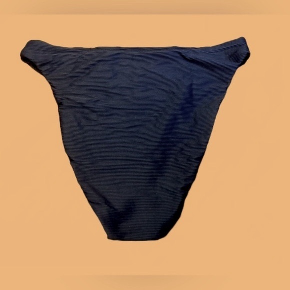 NWT J. Crew Black Ribbed High Rise Swim Bikini Bottom, Sizes: Small, Medium & 3X - Picture 5 of 14